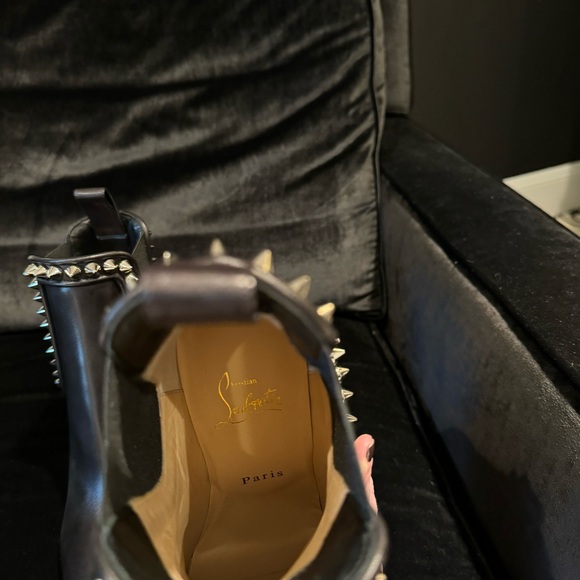 Christian Louboutin - Capaboot 85mm Spiked Napa Stiletto Ankle Boot - Picture 15 of 16